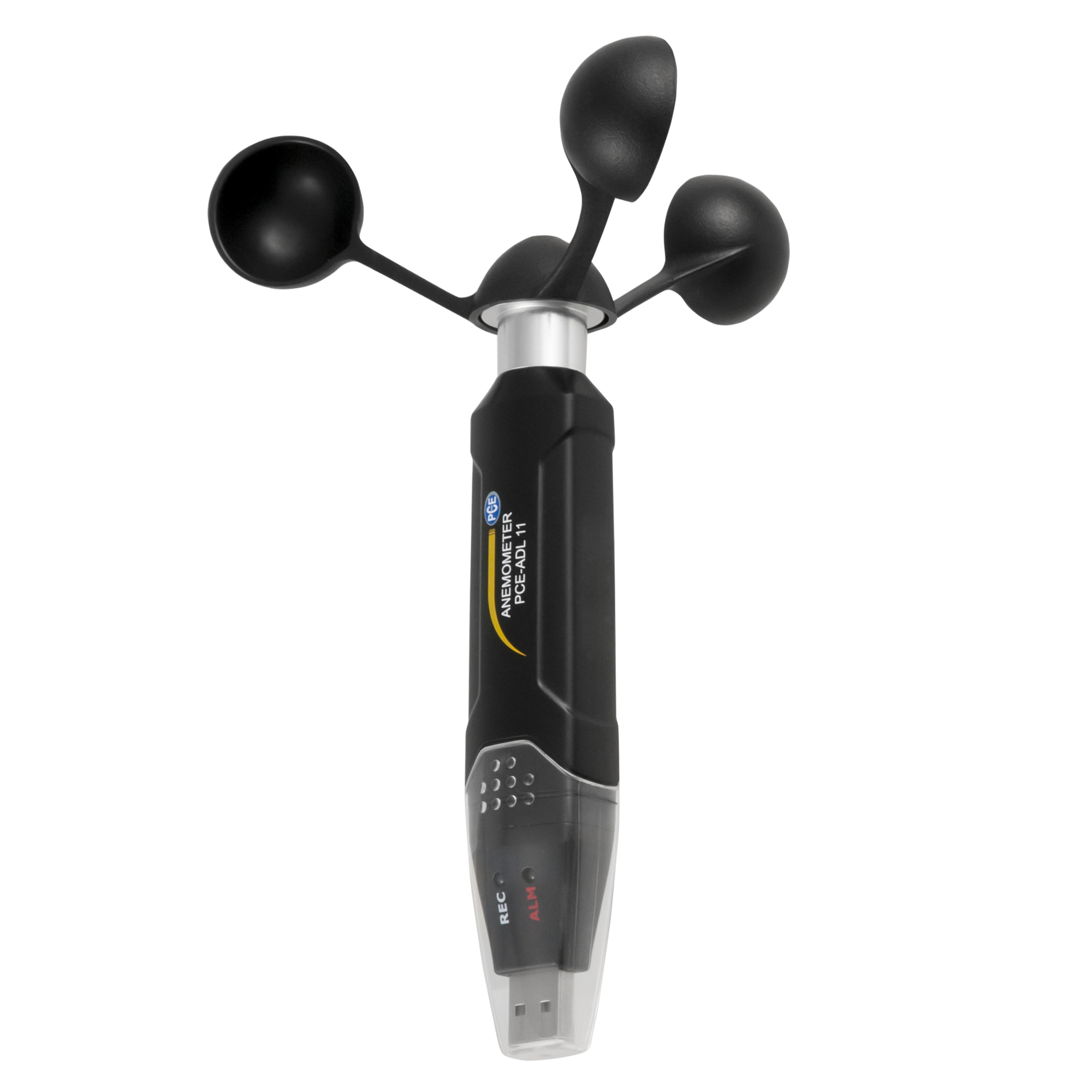 PCE USB Datalogger Cup Anemometer — Wind Speed Measurement, Model# PCE-ADL 11